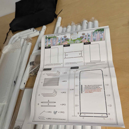 Wedding Sign Holder, Adjustable Welcome to Our Wedding Sign Stand W/Design Bundl