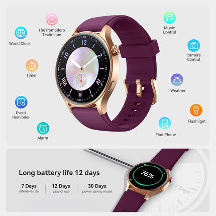 Fitpolo AR-01 AMOLED Display Smart Watches for Women