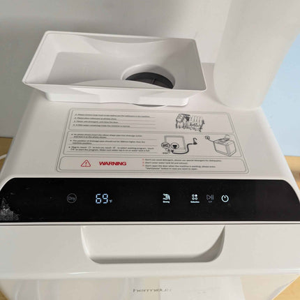 Hermitlux Countertop Dishwasher, 5 Washing Programs Portable Dishwasher With 5-L