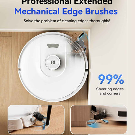 Redroad Robot Vacuum Cleaner 20,000Pa Robot Vacuum Mop,120 Day Self Emptying Vac