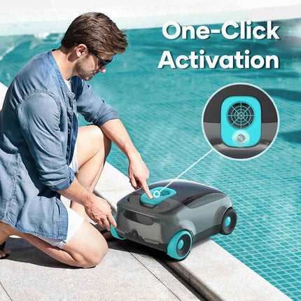 AIPER Scuba E1 Aukk Pool Robot with Dual Filtration, 100-130 Minutes Battery Lif