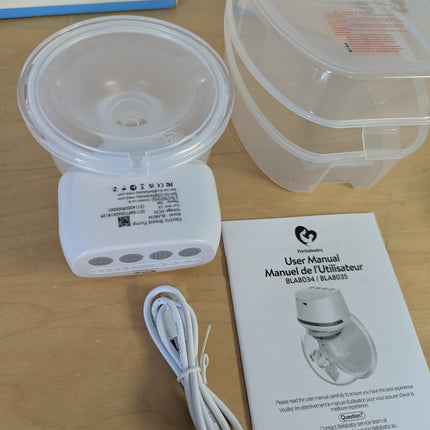 Bellababy Wearable Breast Pump Hands Free, Low Noise Pain Free, 4 Modes 6 Levels