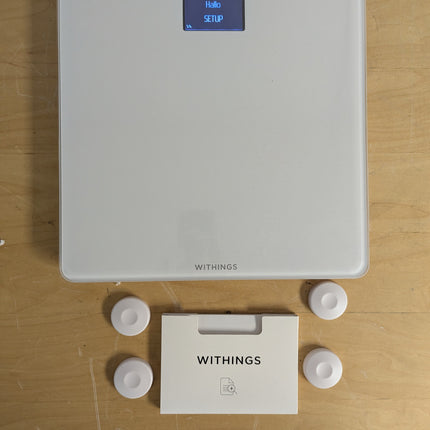 Withings Body Smart Wi-Fi Digital Scale with Weight & BMI Display, HealthMate App Sync, 8 User Profiles