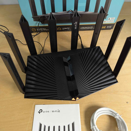 TP-Link AXE7800 Tri-Band Wi-Fi 6E Router (Archer AXE95) - 8-Stream 2.5G Multi-Gi