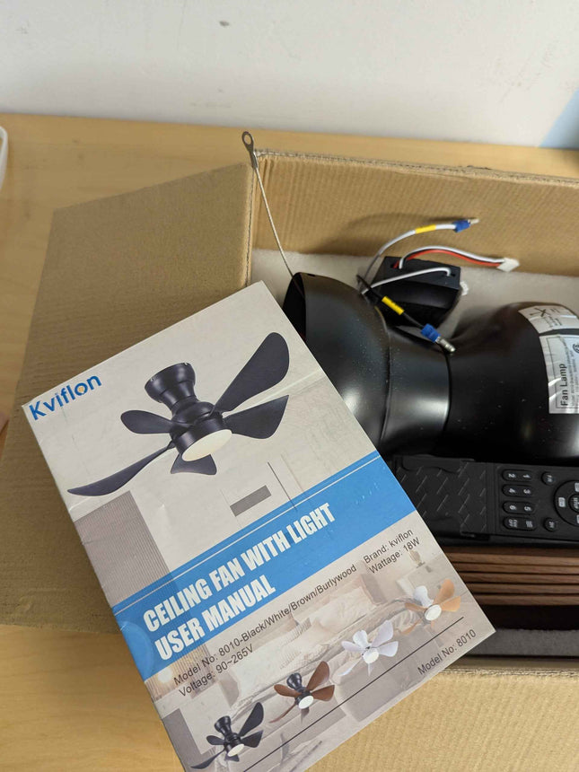 Modern Ceiling Fans with Lights Remote/APP Control, 29" Flush Mount Ceiling Fans