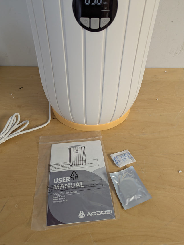 AAOBOSI 20L Towel Warmer for Bathroom - Heated Towel Warmers Bucket, Fits Up to