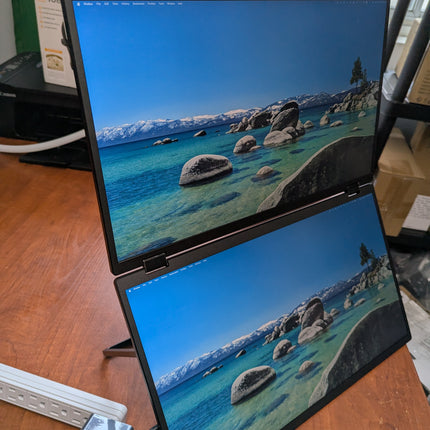 InnoView 18.5" Dual Portable Monitor 2K 200Hz 100% sRGB - Foldable & Stackable D