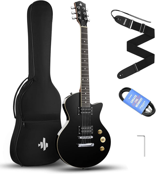 Donner DSC-128 Electric Guitar Kit 39" – Full Size H-H Pickups Solid Body Beginn