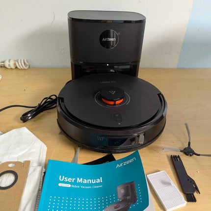 Airzeen Robot Vacuums and Mop, 3.3L Self-Emptying Robot Vacuum, 5000Pa Suction A