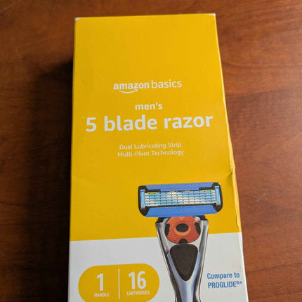 Amazon basics men's 5 blade razor