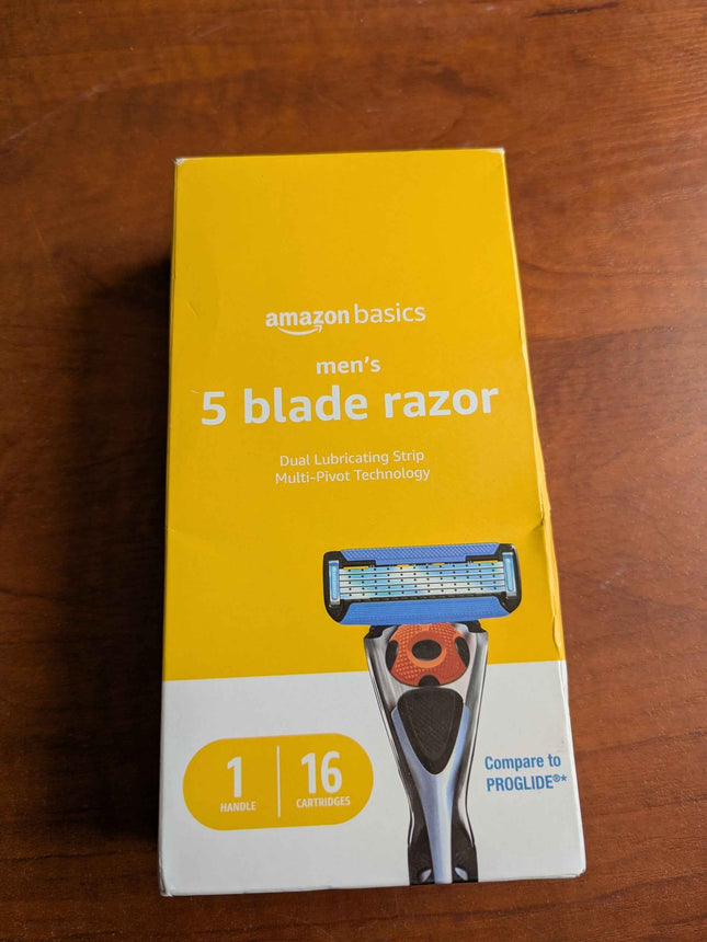 Amazon basics men's 5 blade razor