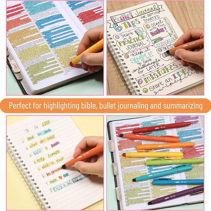 Mr. Pen- No Bleed Gel Highlighters, Assorted Colors, 16 Pack | Bible Highlighter