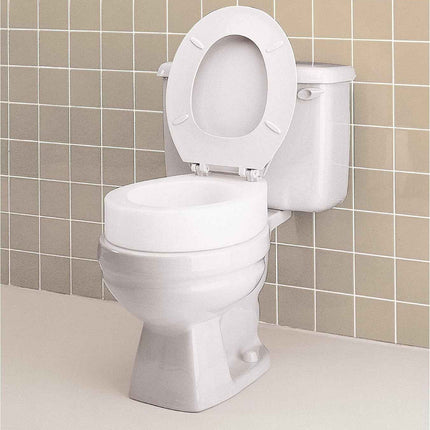 Carex Health Brands Toilet Seat Elevator Elongated Shape