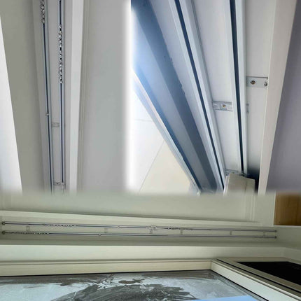 Curtain Double Tracks, Aluminium Curtain Rail Ceiling Track, Conjoined Double Tr