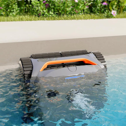 WYBOT C2 Cordless Robotic Pool Cleaner, App Control, 180 Min Runtime, Wall & Waterline Cleaning for Inground Pools