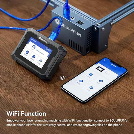 SCULPFUN TS1 Touch Screen for Laser Engraver, Offline Working Availabe Laser Eng