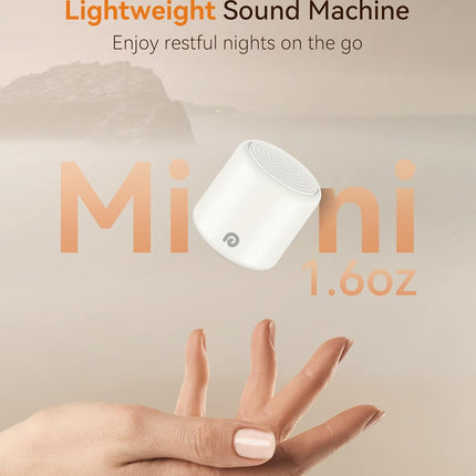 Dreamegg White Noise Machine - Portable Sound Machine Baby Adult, Travel White N