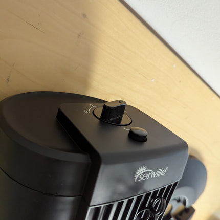 Senville 27" Standing Fan for Bedroom and Home with 60° Oscillation, 3 Speed, Co