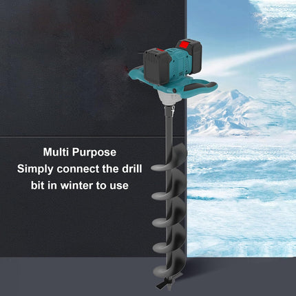 (Tool Only) fosa Cordless Electric Ice Auger / Post Hole Digger, 6 Speeds