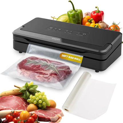 Anova Culinary Precision Vacuum Sealer Pro with Bag Cutter & Accessory Port, Wet Mode, One-Hand Use (No Bags)