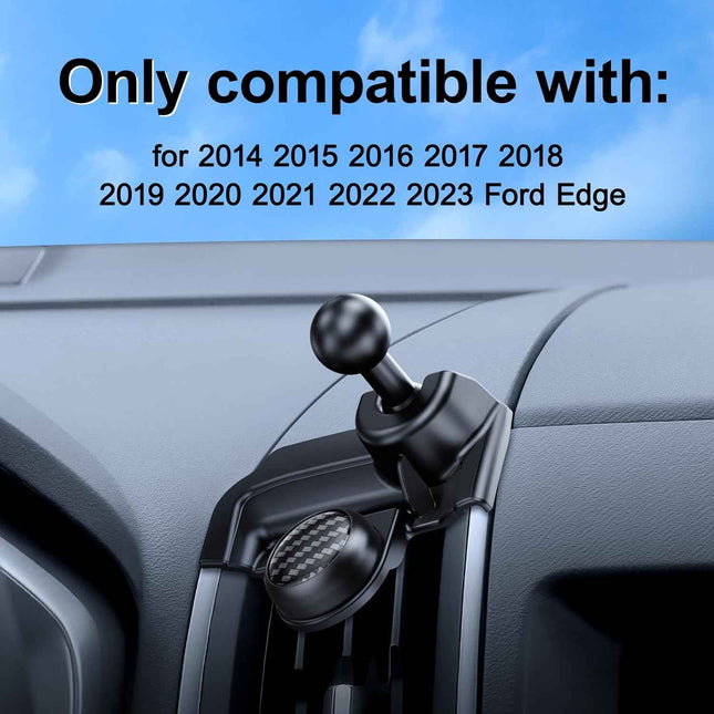 ELOHEI Phone Holder for Ford Edge with Custom Base, Custom Fit Car Phone Mount f
