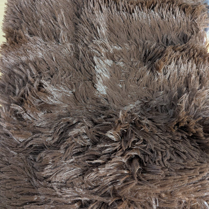 ZJYeRug Brown Runner Rugs for Bedroom Living Room,Non Slip Bedside Fluffy Area R