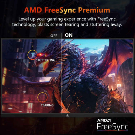 Z-Edge 24.5" Gaming Monitor, Z-Edge UG25I FHD 1920x1080 240Hz Gaming Monitor, 1m