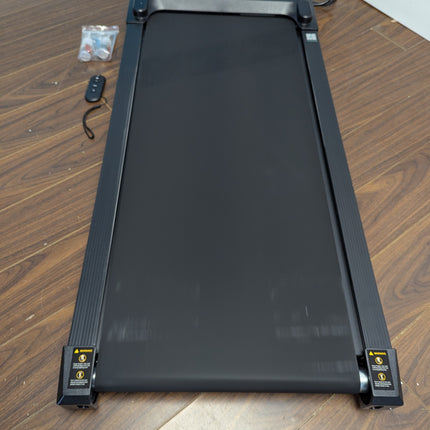 UREVO 2-in-1 Under Desk Walking Pad Treadmill, 4 MPH with 2.5 HP 40 dB Quiet Motor, App Control and 265 lb Capacity