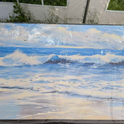 ENTANUB Ocean Wall Art, Size 48x24 Inches