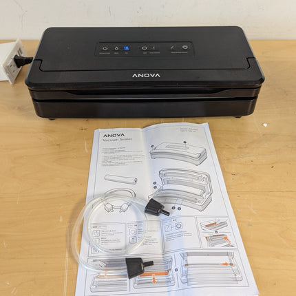Anova Culinary Precision Vacuum Sealer Pro with Bag Cutter & Accessory Port, Wet Mode, One-Hand Use (No Bags)