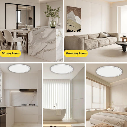FAULTY LED Flush Mount Ceiling Light 20 Inch 40W 4350lm (remotes not working)