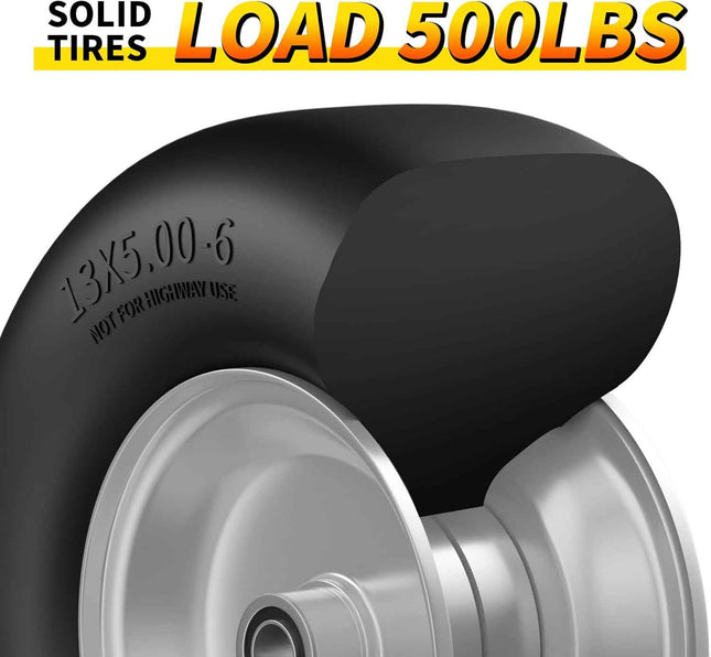 RONPOW 13x5.00-6 Flat Free Tire