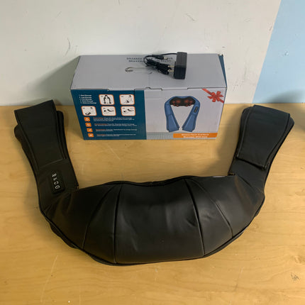 A neck massager with heat therapy function, a finger-pressure type back, neck an