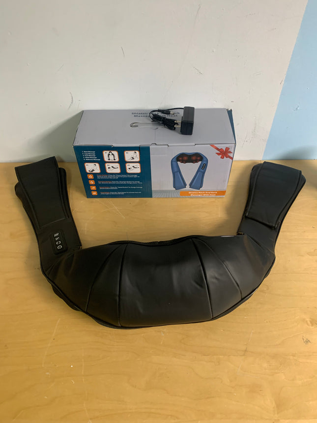 A neck massager with heat therapy function, a finger-pressure type back, neck an