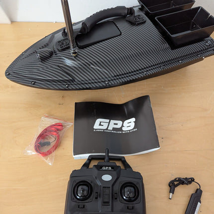 RC Fishing Bait Boat for Lake, Dual Motor Fish Finder with GPS Positioning Bait