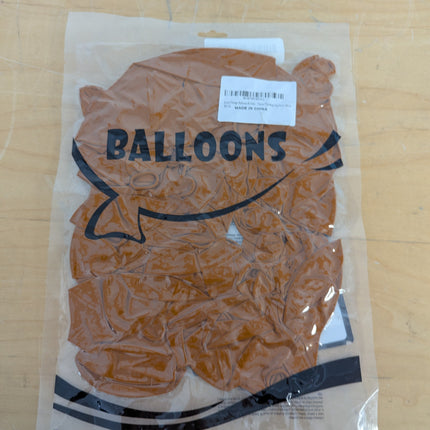 PartyWoo Burnt Orange Balloons 50pcs 12 Inch Terracotta Rust Fall Color Autumn B