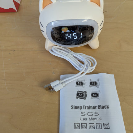 ANALOI Kids Alarm Clock Ok to Wake Alarm Clock for Kids, Toddlers Night Light Cl