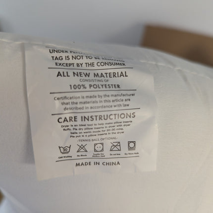 MIULEE Pack of 2 Pillow Insert 20x20 Inches Outdoor Waterproof Throw Pillow Inse