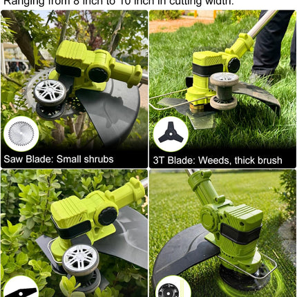 Incomplete — LAYUNI 21V Brushless Cordless Weed Wacker, 4-in-1 Trimmer & Edger