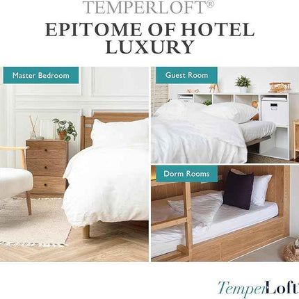 Manchester Mills TemperLoft Serenity Pillows Standard (Set of 2), Down/Down Alte