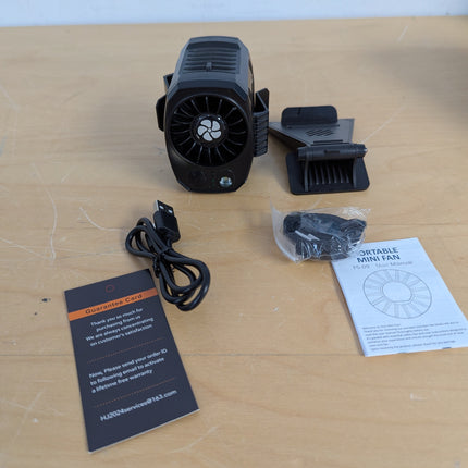FlarePoint 4-in-1 Portable Fan: Waist/Neck/Desk Multi-Use | 7000RPM Rechargeable