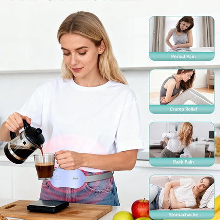 Slimpal Period Heating Pad for Cramps, Portable Heat Pad for Menstrual Cramp Rel