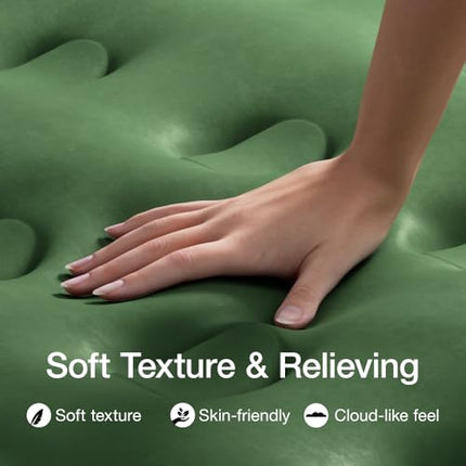 Zearna Twin Air Mattress with Built in Pump - Inflatable Mattress Single, 2 Mins