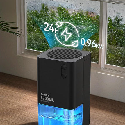 EasyAcc Dehumidifiers for Home Basements, 40oz Air Dehumidifier for Home(450sq f