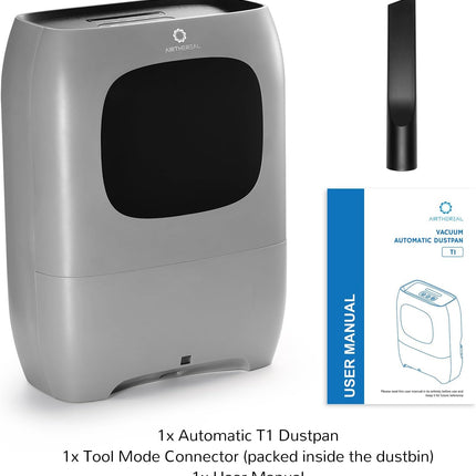 AIRTHEREAL T1 Touchless Vacuum Automatic Dustpan with 2 Operation Modes - Ultra