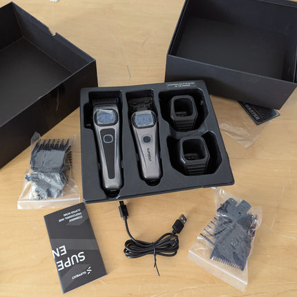 SUPRENT Professional Hair Clippers for Men - Barber Clippers & Zero-gapped Trimm