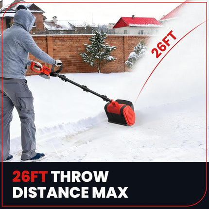 Electric Snow Shovel for Milwaukee M18 18V Battery, 11" Brushless Snow Blower wi