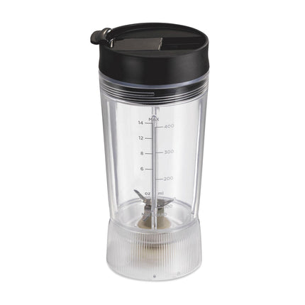 Hamilton Beach Personal Blender with Leak-Proof Travel Lid, Stainless Steel Blad