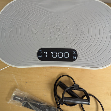 MERACH Vibration Plate Exercise Machine, Vibrating Platform with LED Touch Scree