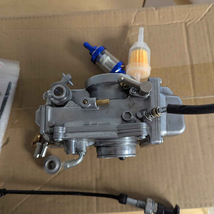 KIPA Carburetor For Mikuni HSR42 HSR 42mm Fit Evo Evolution Twin Cam Glide Dyna